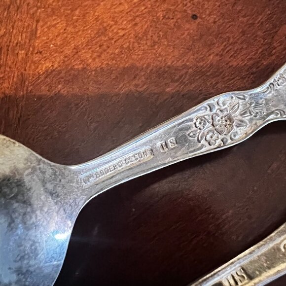 Baby Spoon and fork 1847 Rogers Bros Silver Plate Vintage - Picture 5 of 5